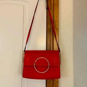 Milly cross body red bag